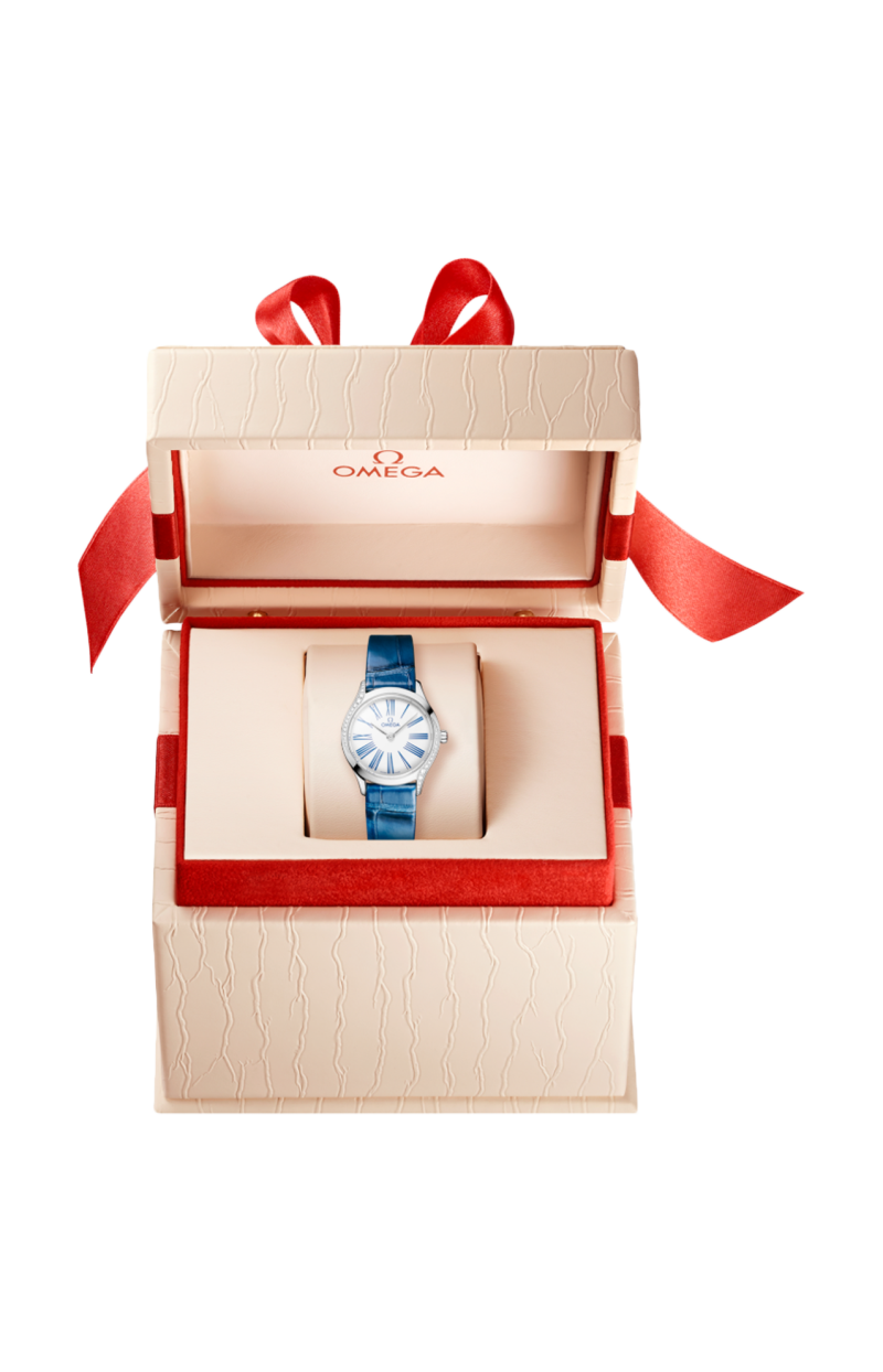 Omega | DE VILLE MINI TR&Eacute;SOR 26 MM, ACCIAIO SU ALLIGATORE - 428.18.26.60.04.002 (3)