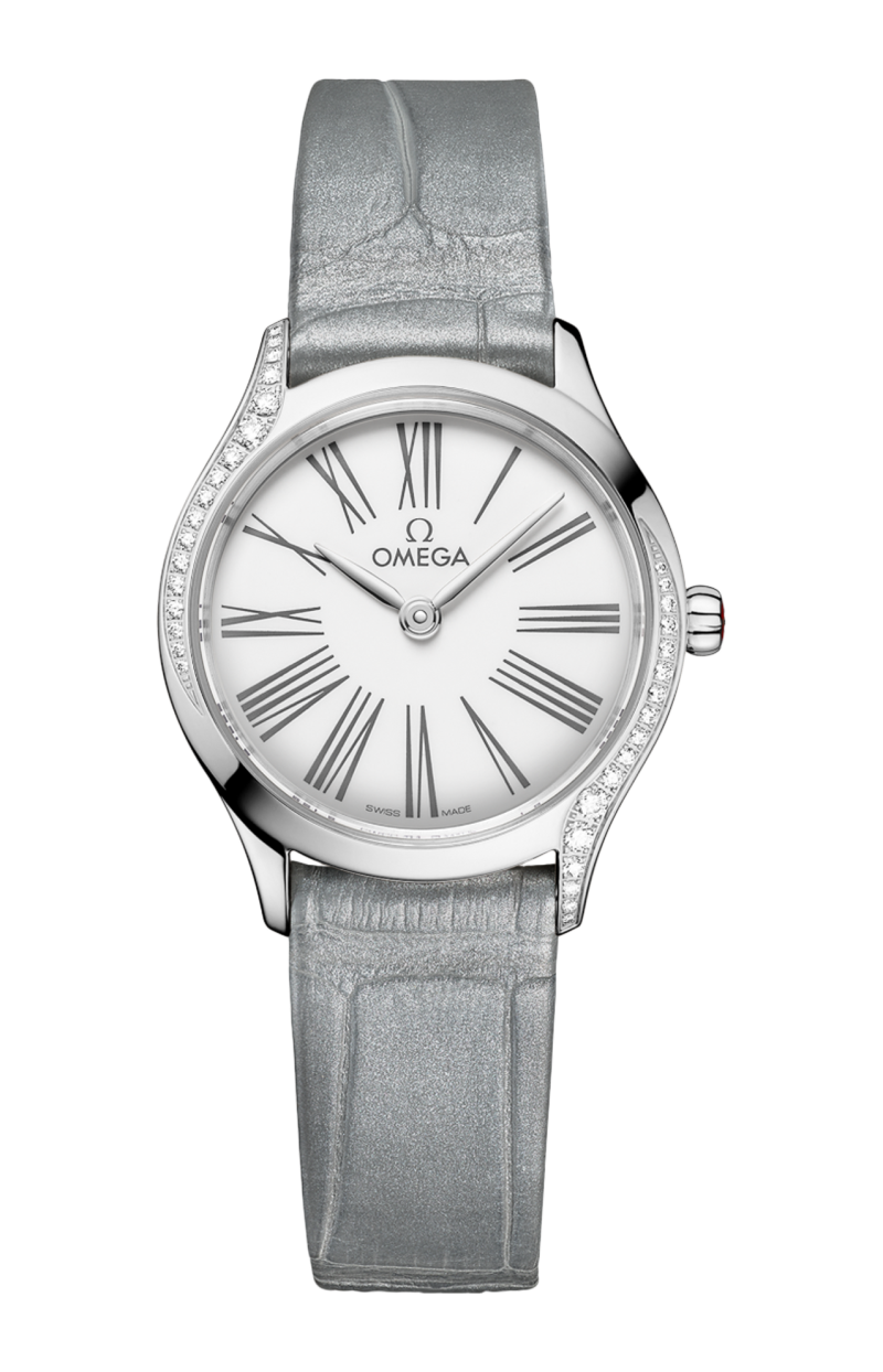 Omega | DE VILLE MINI TR&Eacute;SOR 26 MM, ACCIAIO SU ALLIGATORE - 428.18.26.60.04.001 (1)