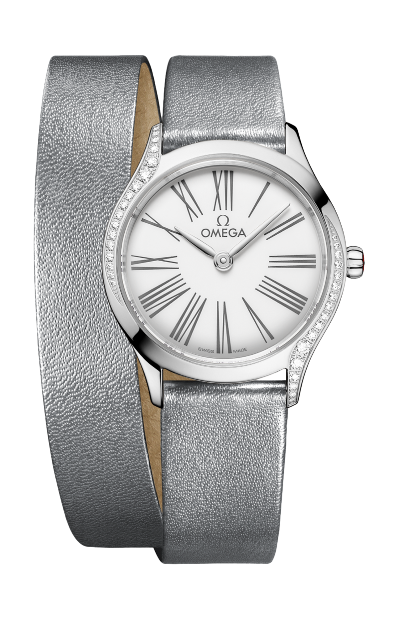 Omega | DE VILLE MINI TR&Eacute;SOR 26 MM, ACCIAIO SU PELLE - 428.17.26.60.04.006 (1)