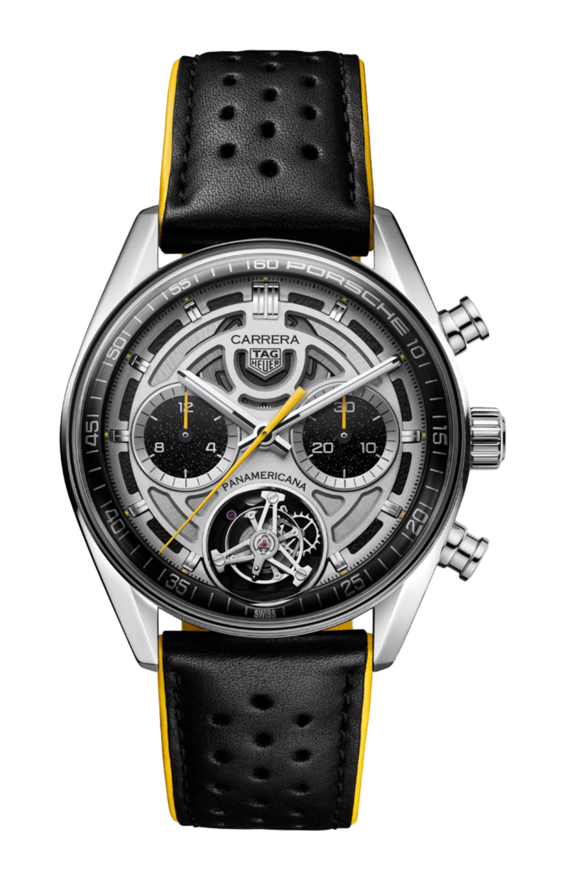 Tag Heuer | TAG HEUER CARRERA CHRONOGRAPH TOURBILLON X PORSCHE PANAMERICANA - LIMITED EDITION - CBS5012.FC6571 (1)