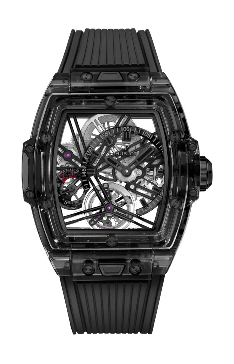 Hublot | SPIRIT OF BIG BANG TOURBILLON 5-DAY POWER RESERVE BLACK SAPPHIRE 42 MM - LIMITED EDITION - 645.JB.4934.RX (1)