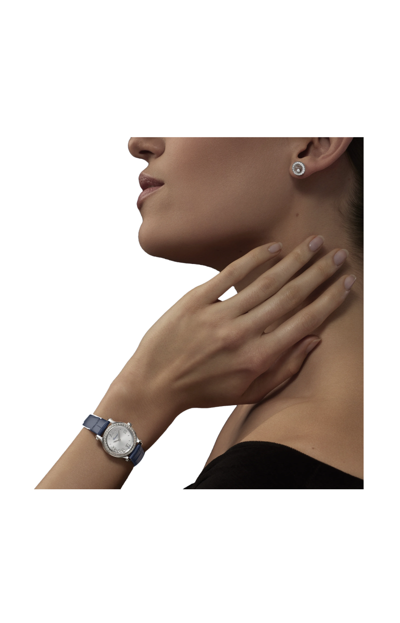Chopard | HAPPY SPORT 25 MM, QUARZO, LUCENT STEEL&trade;, DIAMANTI - 278620 (5)