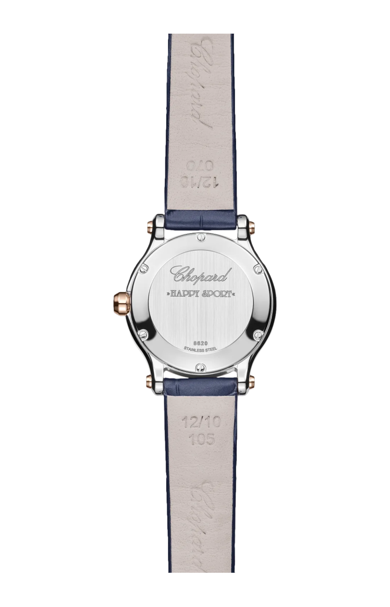 Chopard | HAPPY SPORT 25 MM, QUARZO, ORO ROSA ETICO, LUCENT STEEL&trade;, DIAMANTI - 278620 (2)
