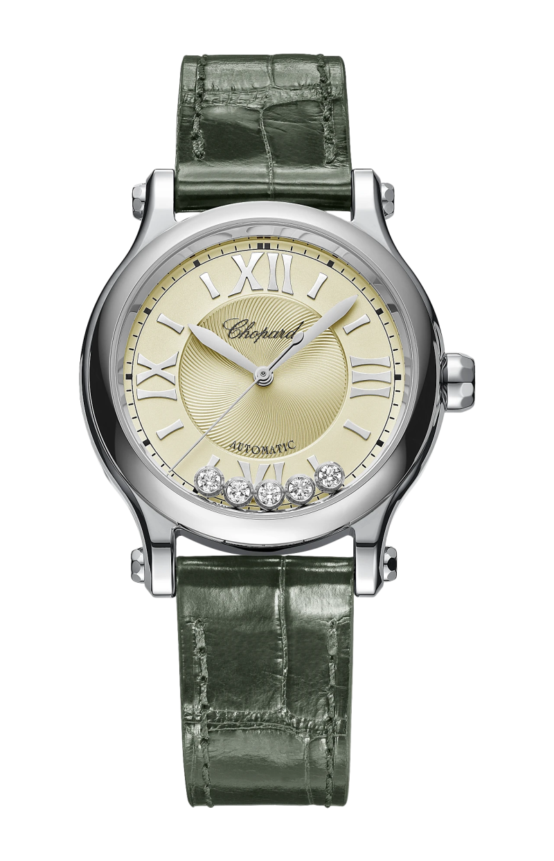 Chopard | HAPPY SPORT 33 MM, AUTOMATICO, LUCENT STEEL&trade;, DIAMANTI - 278608 (1)