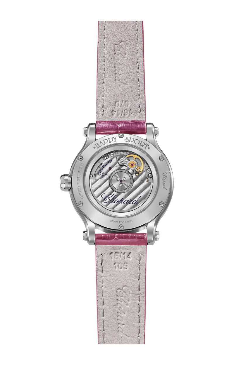 Chopard | HAPPY SPORT 33 MM, AUTOMATICO, LUCENT STEEL&trade;, DIAMANTI, TORMALINE - LIMITED EDITION - 278608 (2)