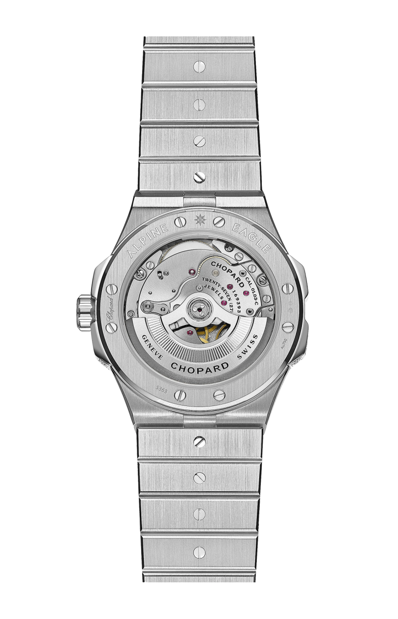 Chopard | ALPINE EAGLE 41 MM, AUTOMATICO, ORO BIANCO ETICO, DIAMANTI - 295363 (2)