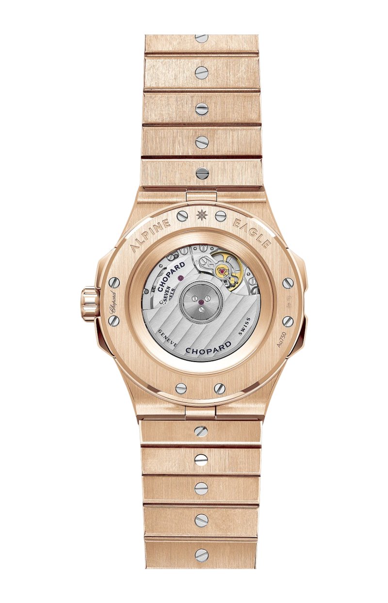 Chopard | ALPINE EAGLE 36 MM, AUTOMATICO, ORO ROSA ETICO, DIAMANTI - 295370 (2)