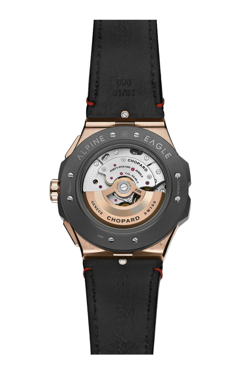 Chopard | ALPINE EAGLE XL CHRONO 44 MM, AUTOMATICO, ORO ROSA ETICO, TITANIO - 295387 (2)