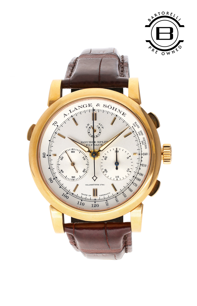 A. Lange & S&ouml;hne | A. LANGE & S&Ouml;HNE DOUBLE SPLIT IN ORO ROSA 750 - U-404.032 (1)