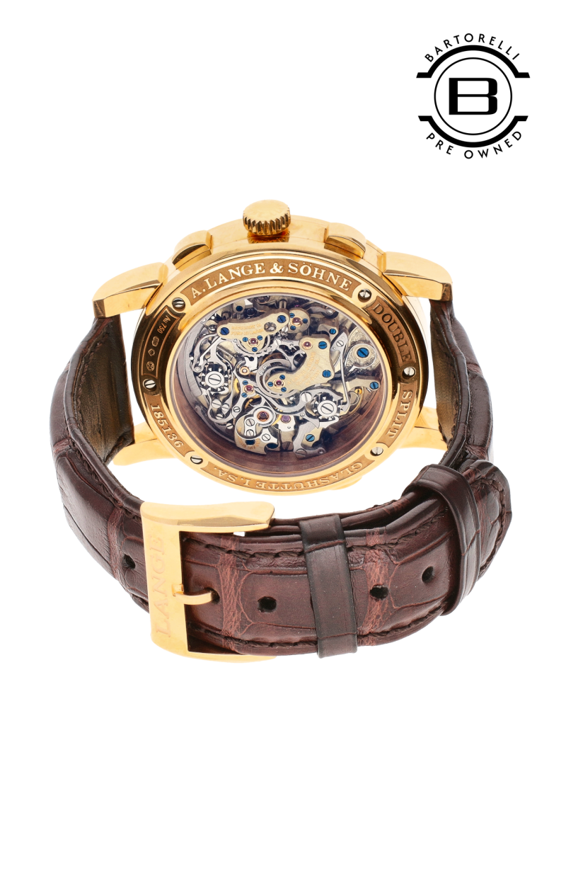 A. Lange & S&ouml;hne | A. LANGE & S&Ouml;HNE DOUBLE SPLIT IN ORO ROSA 750 - U-404.032 (2)