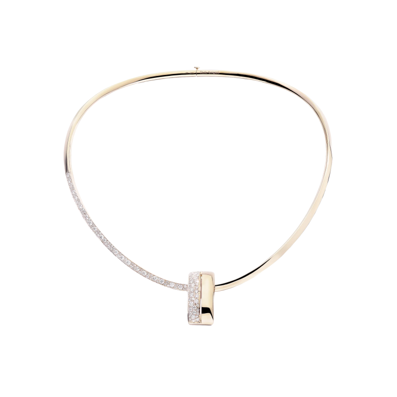 Dada Arrigoni | COLLANA TEGOLA DEMI PAV&Eacute; IN ORO PALE YELLOW - DTG02CAPYDI (1)