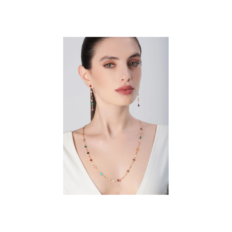 Pasquale Bruni | SAUTOIR FIGLIA DEI FIORI IN ORO ROSA CON AGATA VERDE, CORNIOLA ROSSA, ONICE, PIETRA DI LUNA BIANCA, CALCEDONIO ROSA, CITRINO, AMETISTA, TOPAZIO BLU LONDON, QUARZO FUM&Eacute;, TOPAZIO BLU, LAPISLAZZULI, CRISOPRASIO, GRANATO ROSSO, TURCHESE, AGATA BIANCA, CALCEDONIO AZZURRO E DIAMANTI - 16705R (6)