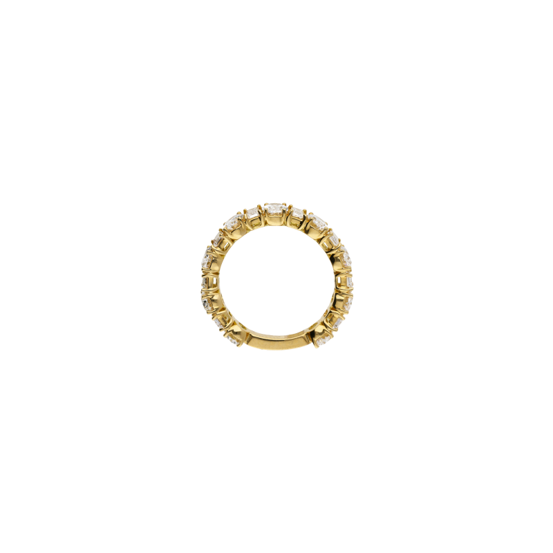 Bartorelli Italian Jewels | ANELLO VERETTA IN ORO GIALLO E DIAMANTI - 204-1467 (3)
