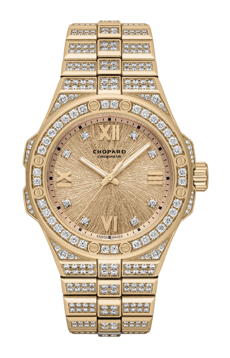 Chopard | ALPINE EAGLE FROZEN 33 MM, AUTOMATICO, ORO ROSA ETICO, DIAMANTI - 295384 (1)