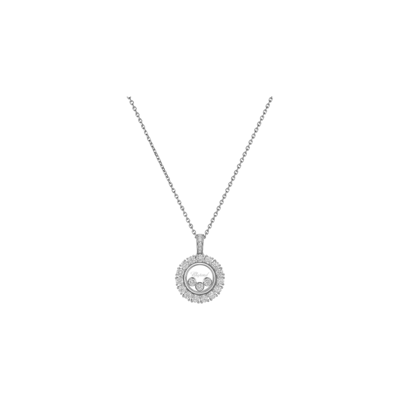 Chopard | CHOPARD - COLLANA HAPPY DIAMONDS JOAILLERIE, ORO BIANCO ETICO, DIAMANTI - 79A608 (1)