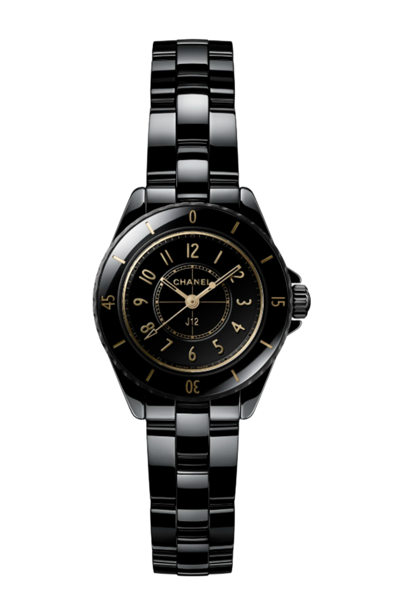 Chanel | J12 GOLDEN BLACK, 28 MM - H11057 (1)