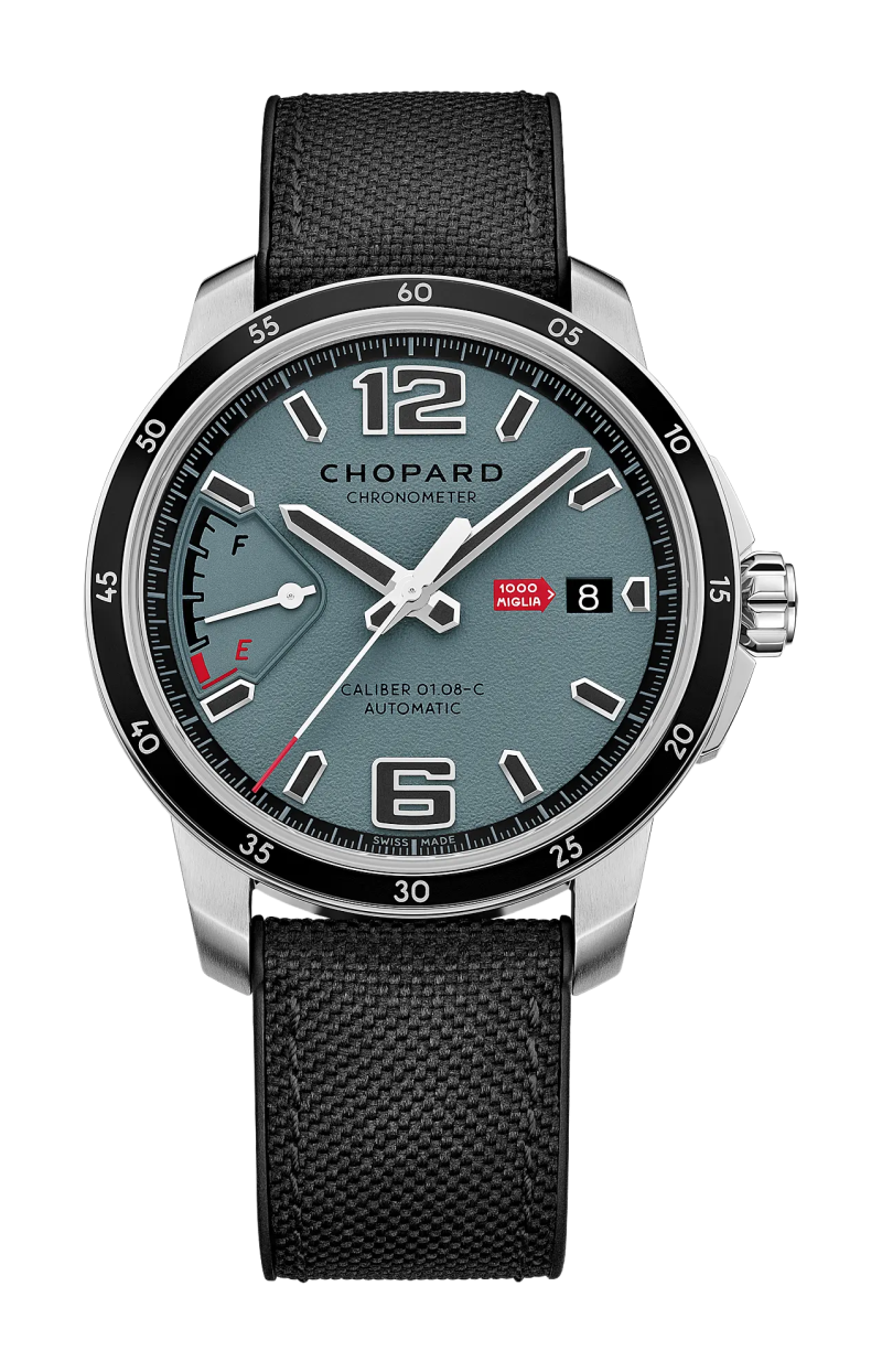 Chopard | MILLE MIGLIA GTS POWER CONTROL GRIGIO-BLU - 2026 RACING EDITION 43 MM, AUTOMATICO, LUCENT STEEL&trade; - LIMITED EDITION - 168566-3022 (1)