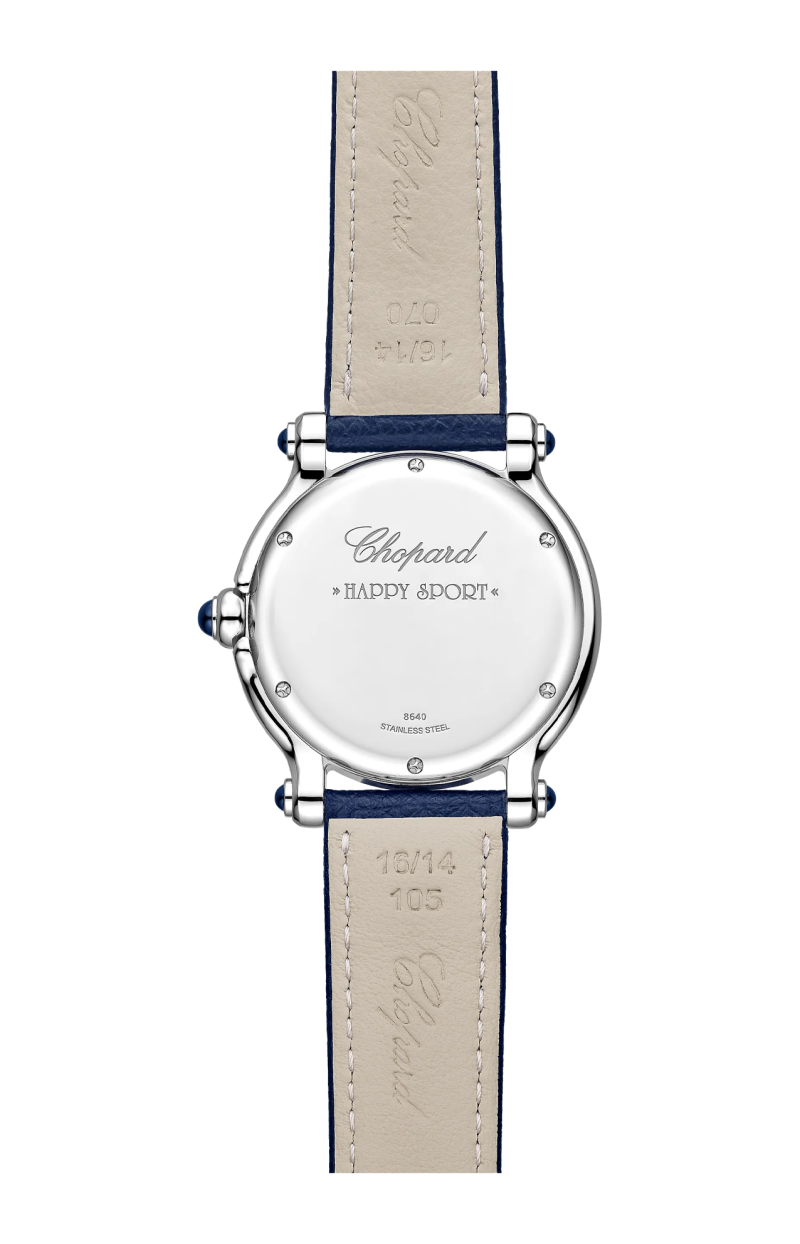 Chopard | HAPPY SPORT THE FIRST 33 MM, QUARZO, LUCENT STEEL&trade;, DIAMANTI - 278640-3003 (2)
