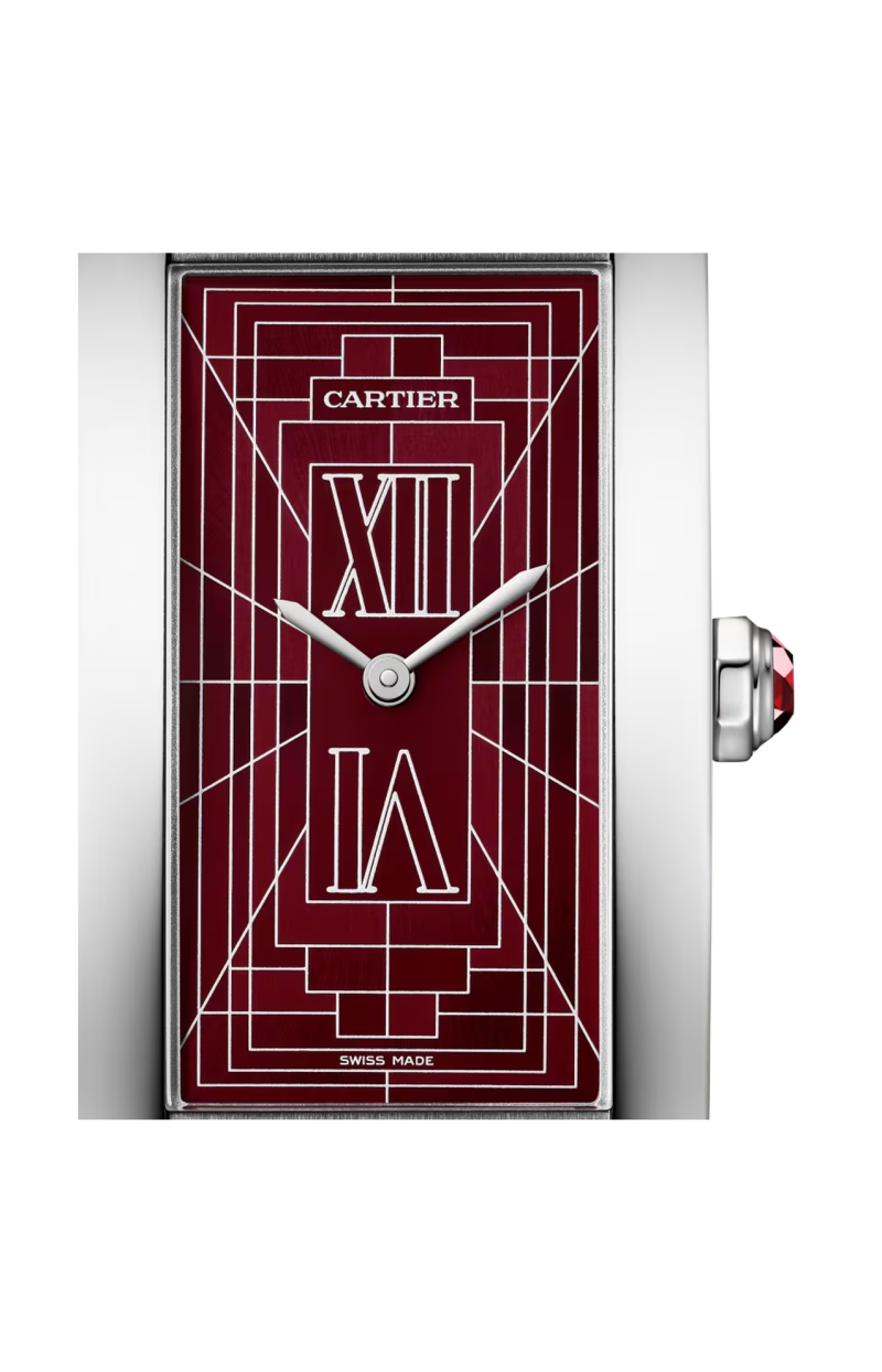 Cartier | TANK AM&Eacute;RICAINE MODELLO GRANDE, PLATINO, AUTOMATICO - WGTA0371 (2)