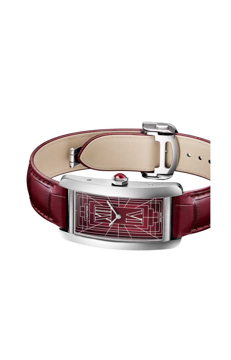 Cartier | TANK AM&Eacute;RICAINE MODELLO GRANDE, PLATINO, AUTOMATICO - WGTA0371 (5)