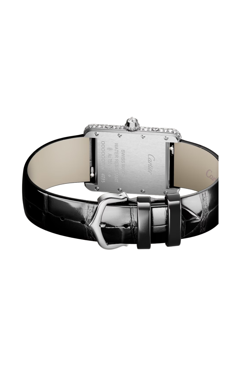 Cartier | TANK LOUISE CARTIER MODELLO PICCOLO, ORO BIANCO, DIAMANTI, QUARZO - WJTA0079 (4)