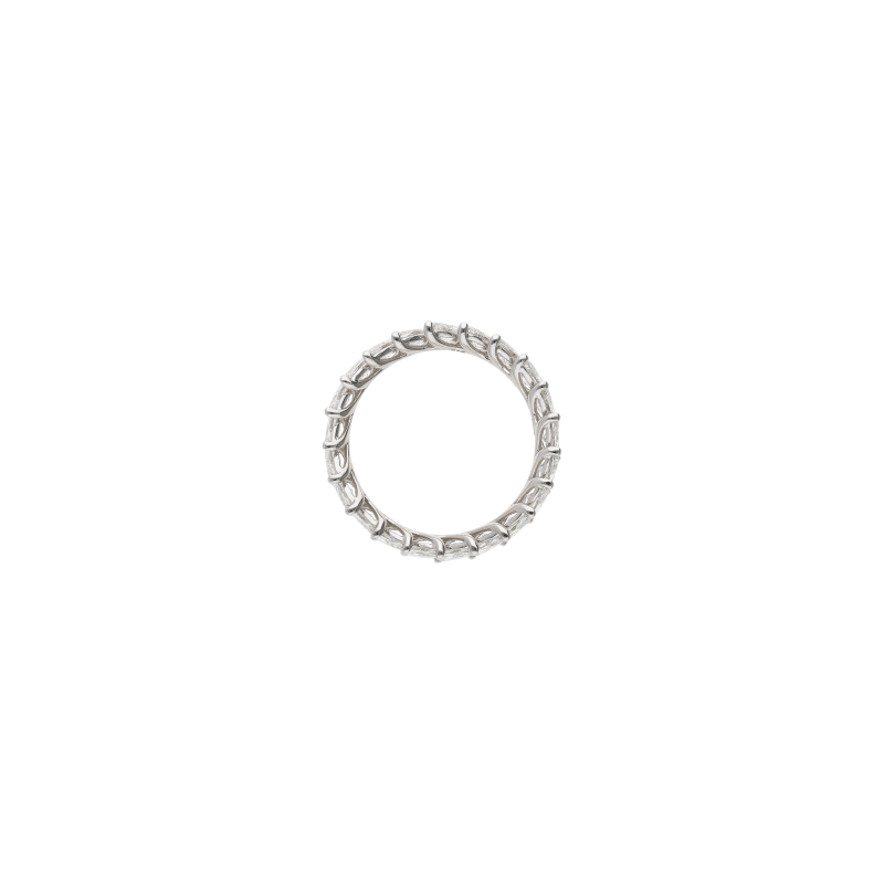 Bartorelli Italian Jewels | ANELLO VERETTA IN ORO BIANCO E DIAMANTI - 369-5106 (2)