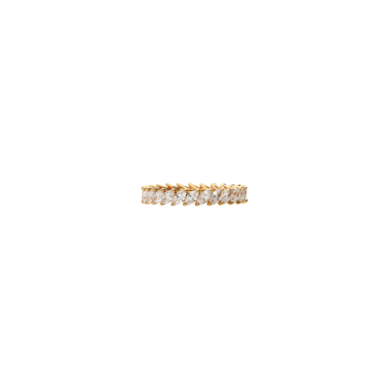 Bartorelli Italian Jewels | ANELLO VERETTA IN ORO ROSA E DIAMANTI - 369-5106 (2)