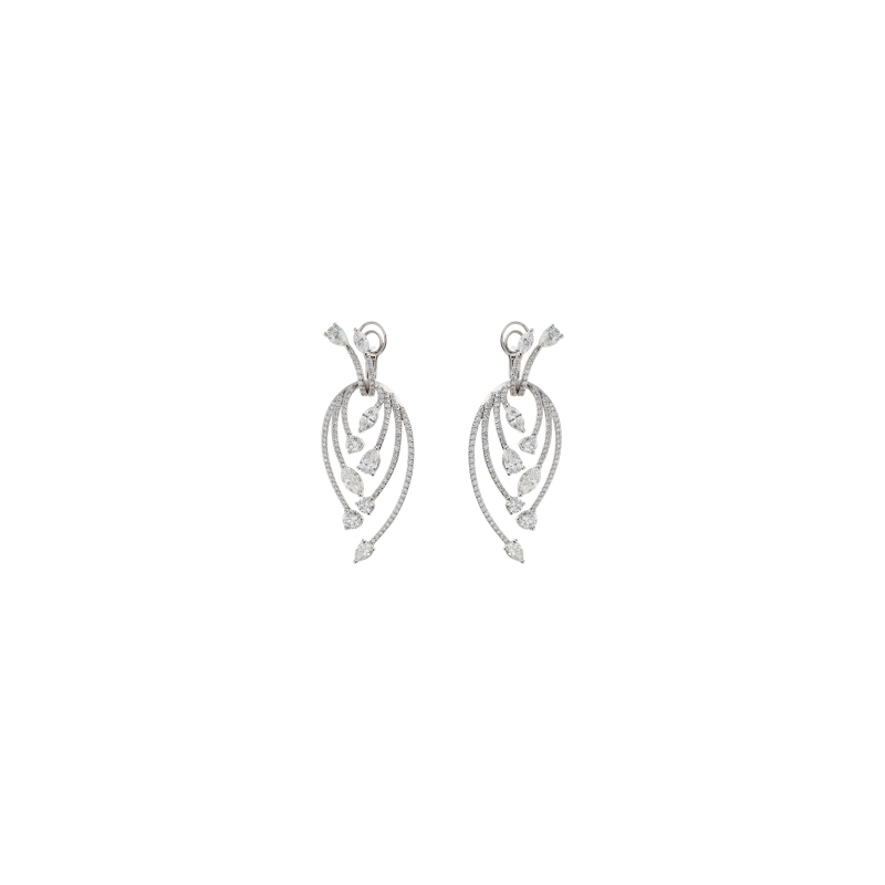 Bartorelli Italian Jewels | ORECCHINI PENDENTI IN ORO BIANCO FULL PAV&Eacute; DI DIAMANTI - BOCRAMIGOCCIAOBDIAFULL (1)