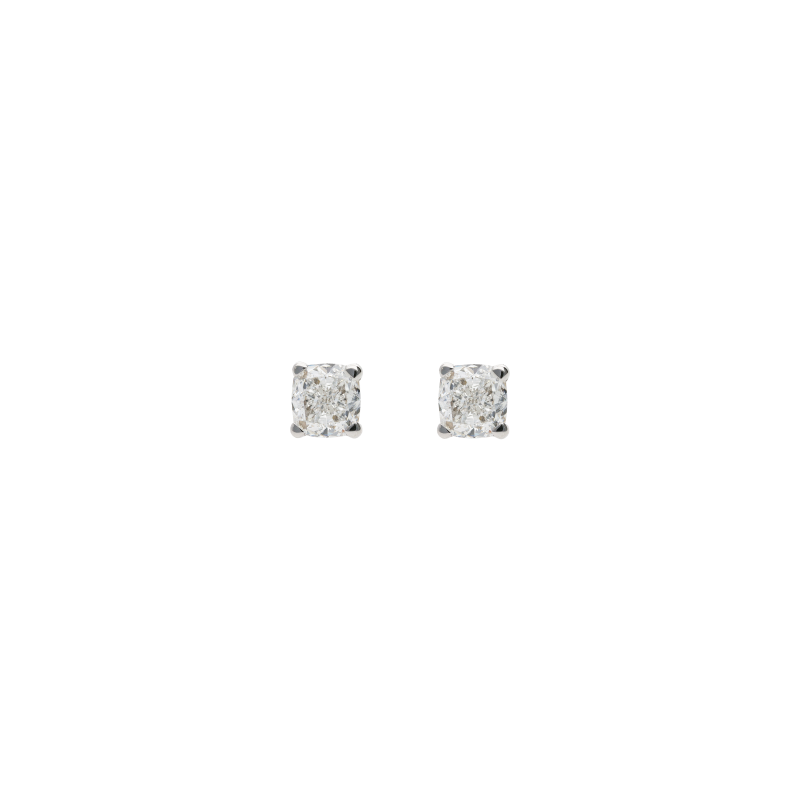 Bartorelli Italian Jewels | ORECCHINI PUNTO LUCE IN ORO BIANCO CON DIAMANTI CERTIFICATI GIA - BOCCALICECUSHIONOB (1)