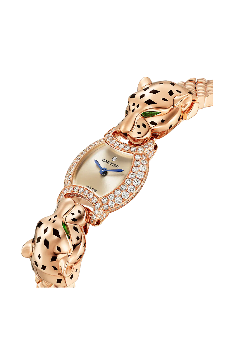 Cartier | LA PANTH&Egrave;RE DE CARTIER, 22.2 MM, QUARZO, ORO ROSA, DIAMANTI - HPI01442 (2)
