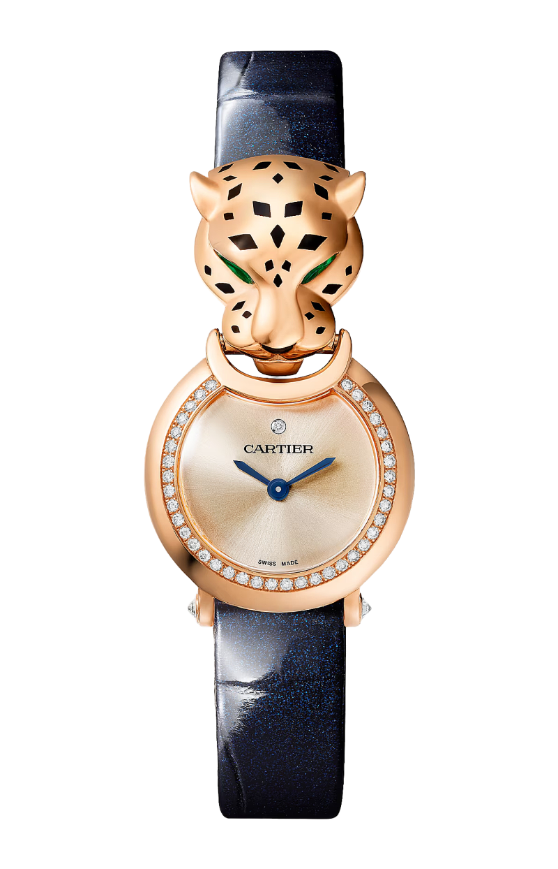 Cartier | LA PANTH&Egrave;RE DE CARTIER, 23.6 MM, QUARZO, ORO ROSA, DIAMANTI - HPI01609 (1)