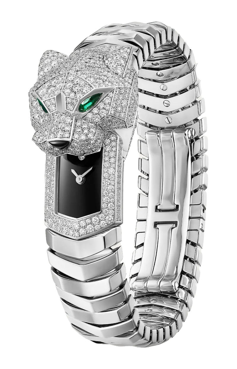 Cartier | PANTH&Egrave;RE DE CARTIER, 38.2 MM, QUARZO, ORO BIANCO, DIAMANTI - HPI01741 (2)