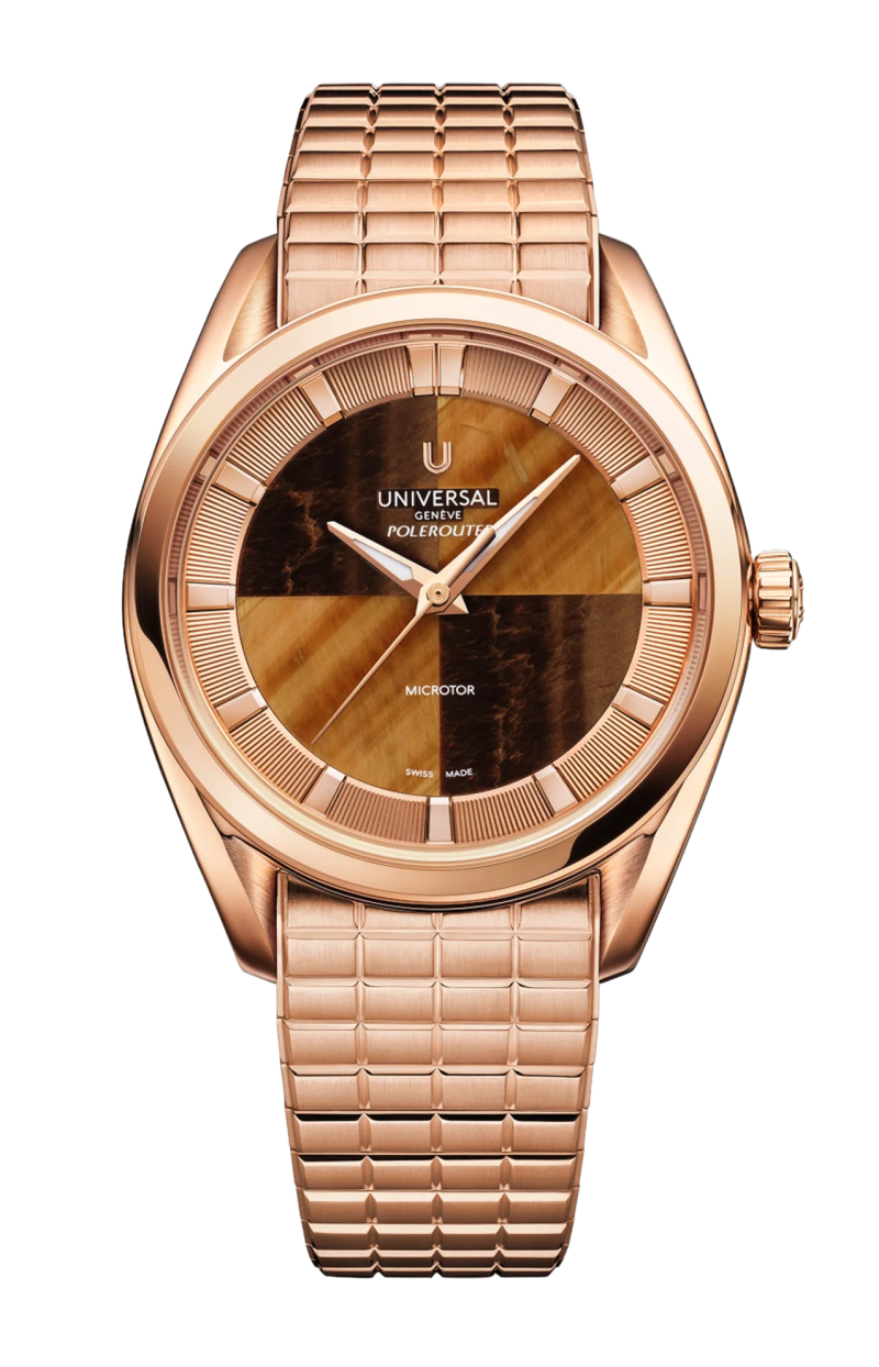 Universal Gen&egrave;ve | LA POLEROUTER HARDSTONE TIGER'S EYE - UGPO006 (1)