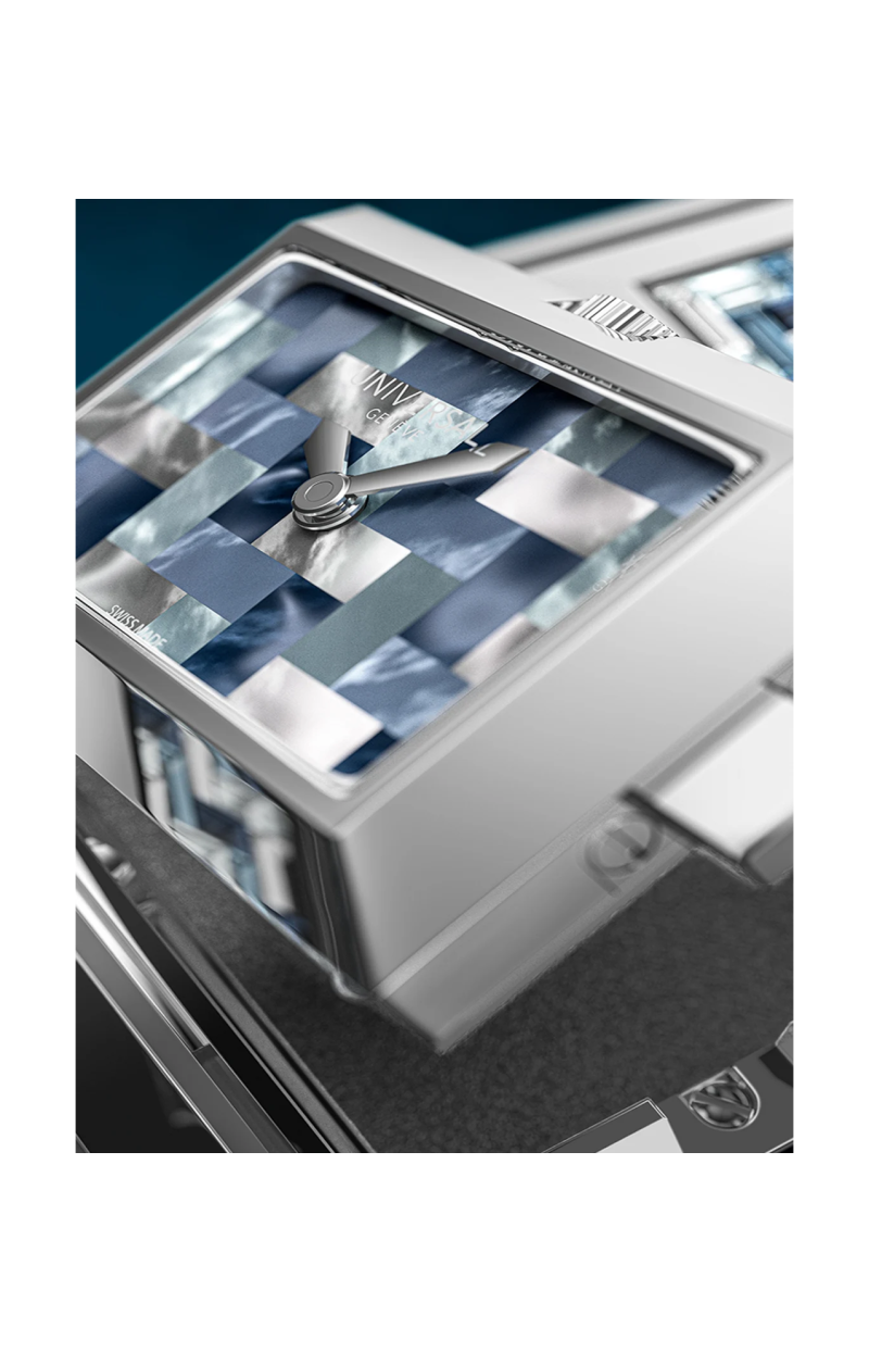 Universal Gen&egrave;ve | LA CABRIOLET COUTURE BLUE MOTHER-OF-PEARL MARQUETRY - UGCC001 (2)
