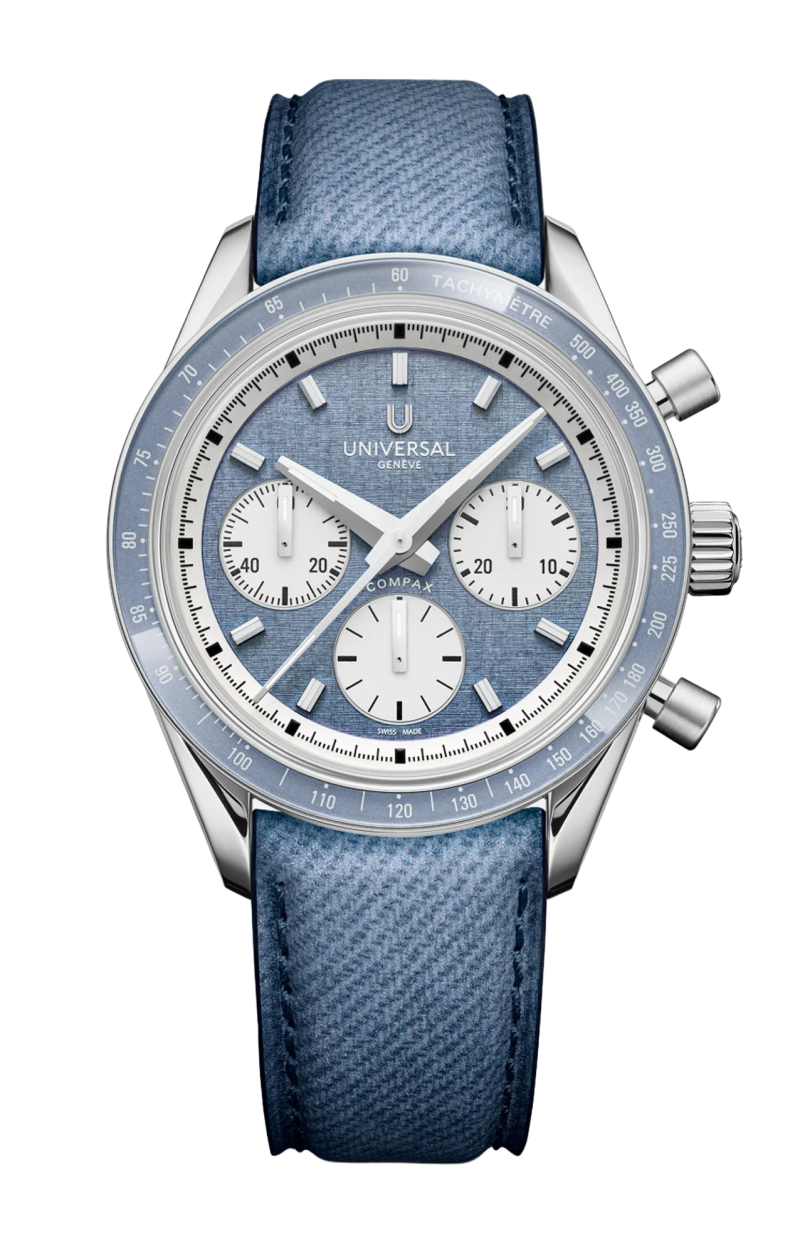 Universal Gen&egrave;ve | LA COMPAX CAPSULE BRUSHED INDIGO - UGCO005 (1)