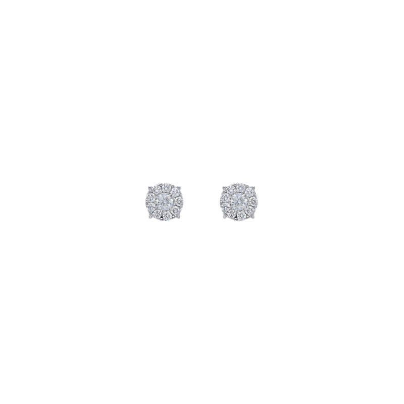 Bartorelli Italian Jewels | ORECCHINI PUNTO LUCE IN ORO BIANCO E DIAMANTI - 227565 (1)