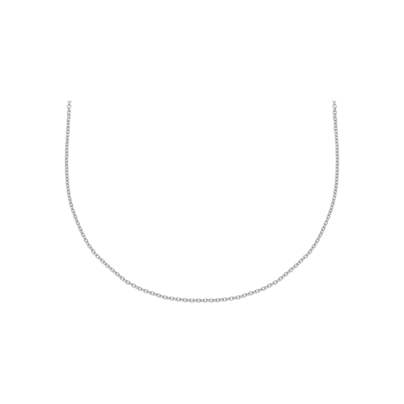 Bartorelli Italian Jewels | CATENA ROLO' GIROCOLLO IN ORO BIANCO - MRQ025BB45 (1)