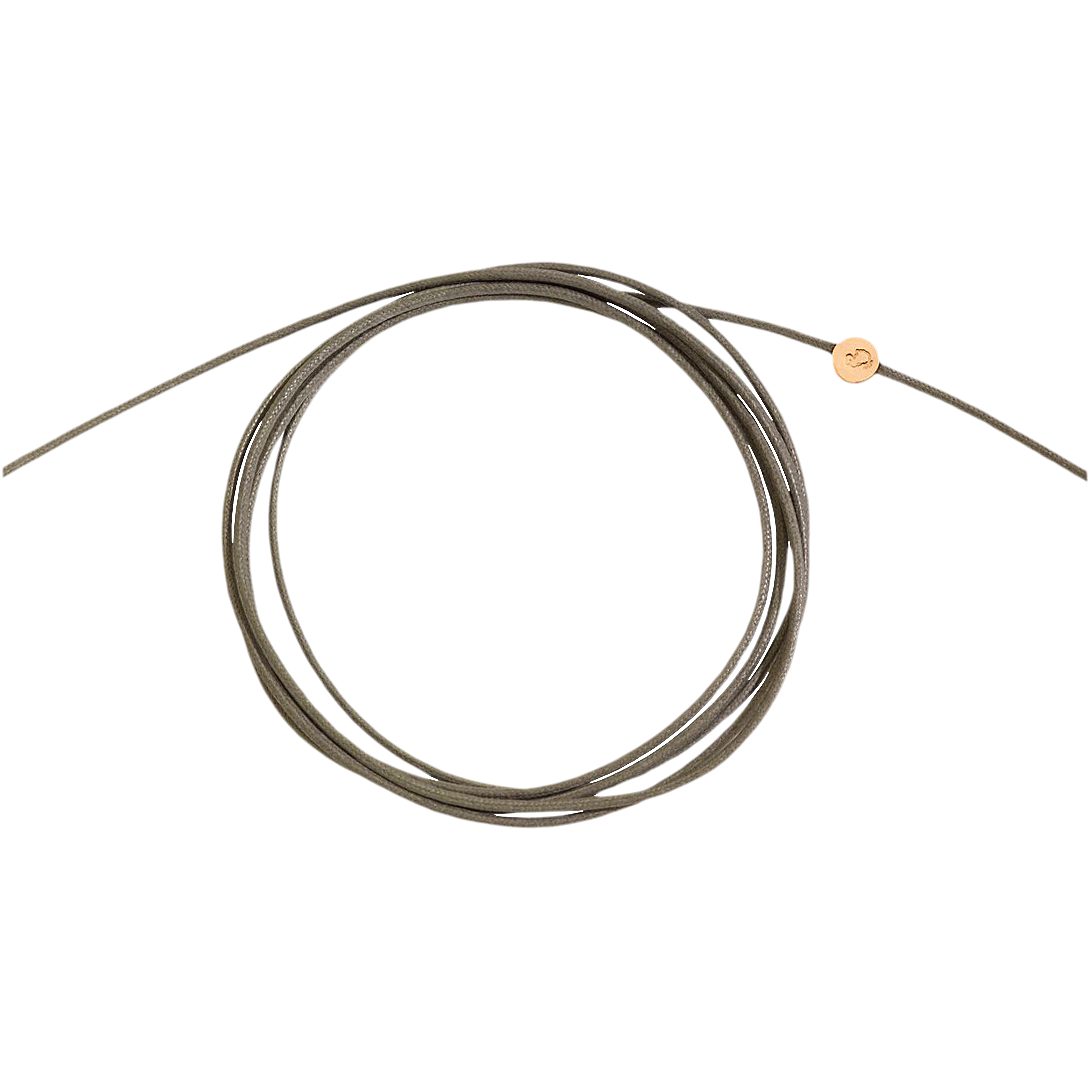 Dodo | DODO CORDINI - CORDINO SOTTILE - CORDINO GRIGIO SOTTILE CON SIGILLO IN ORO ROSA 9 KT - DC.GR0/9 - DC.GR0/9 (1)