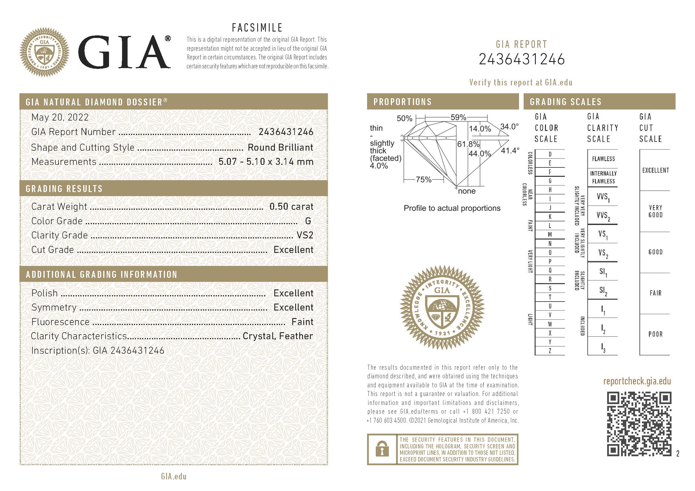 Bartorelli Italian Jewels | ORECCHINI PUNTO LUCE IN ORO BIANCO E DIAMANTI CERTIFICATI GIA - BAOR18 (2)