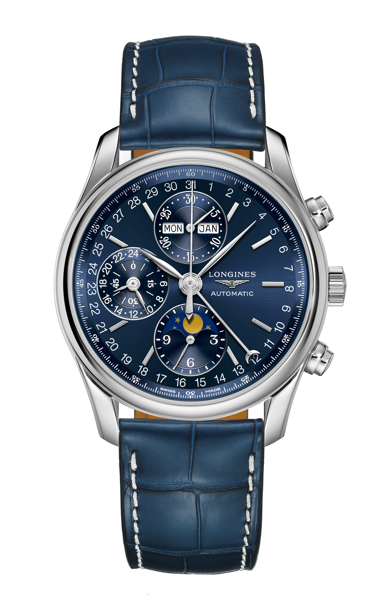 Longines | LONGINES MASTER COLLECTION CHRONO MOONPHASE - L2.673.4.92.0 (1)