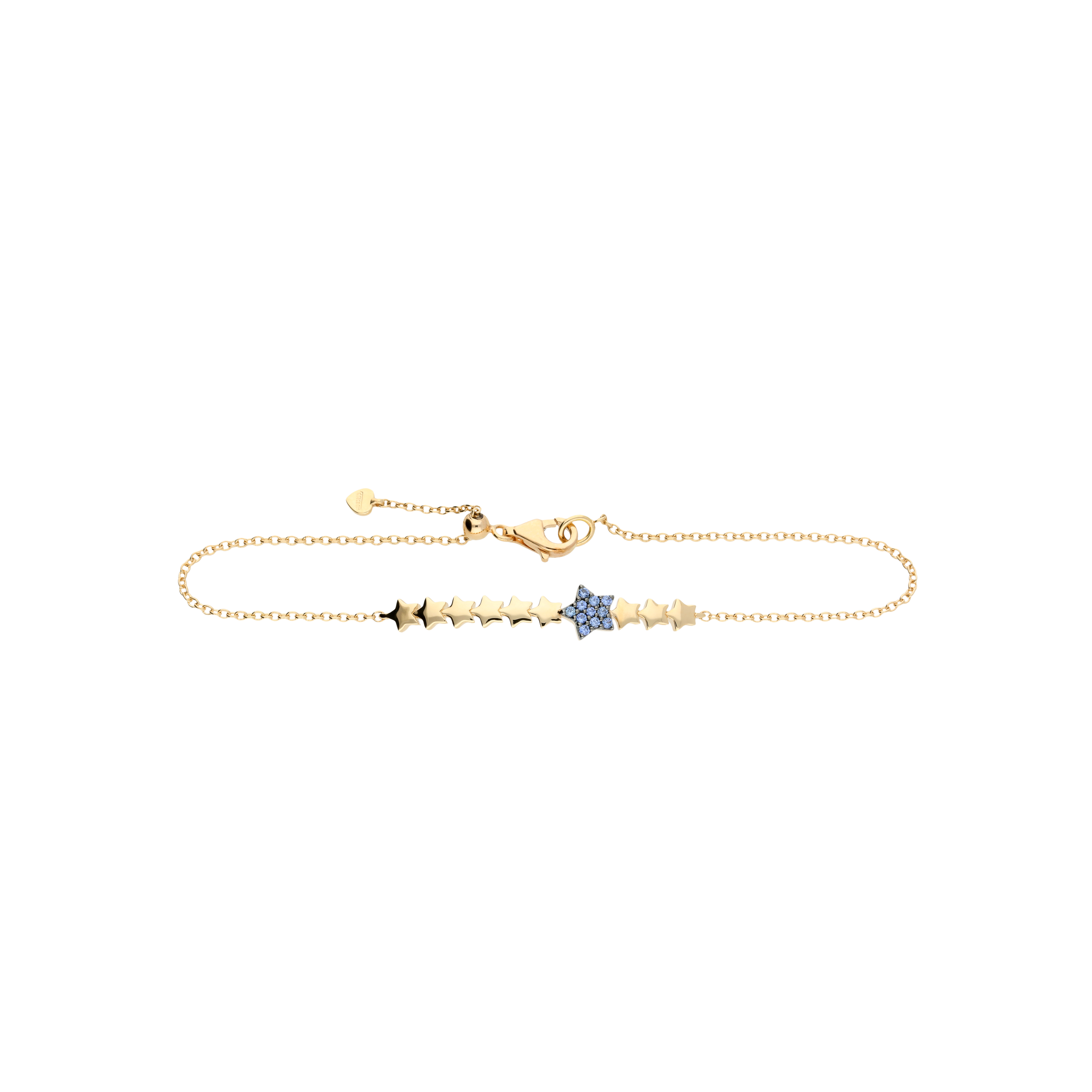 Bartorelli Italian Jewels | Bracciale stelle in oro rosa con zaffiri blu - VB27023SBLP (1)