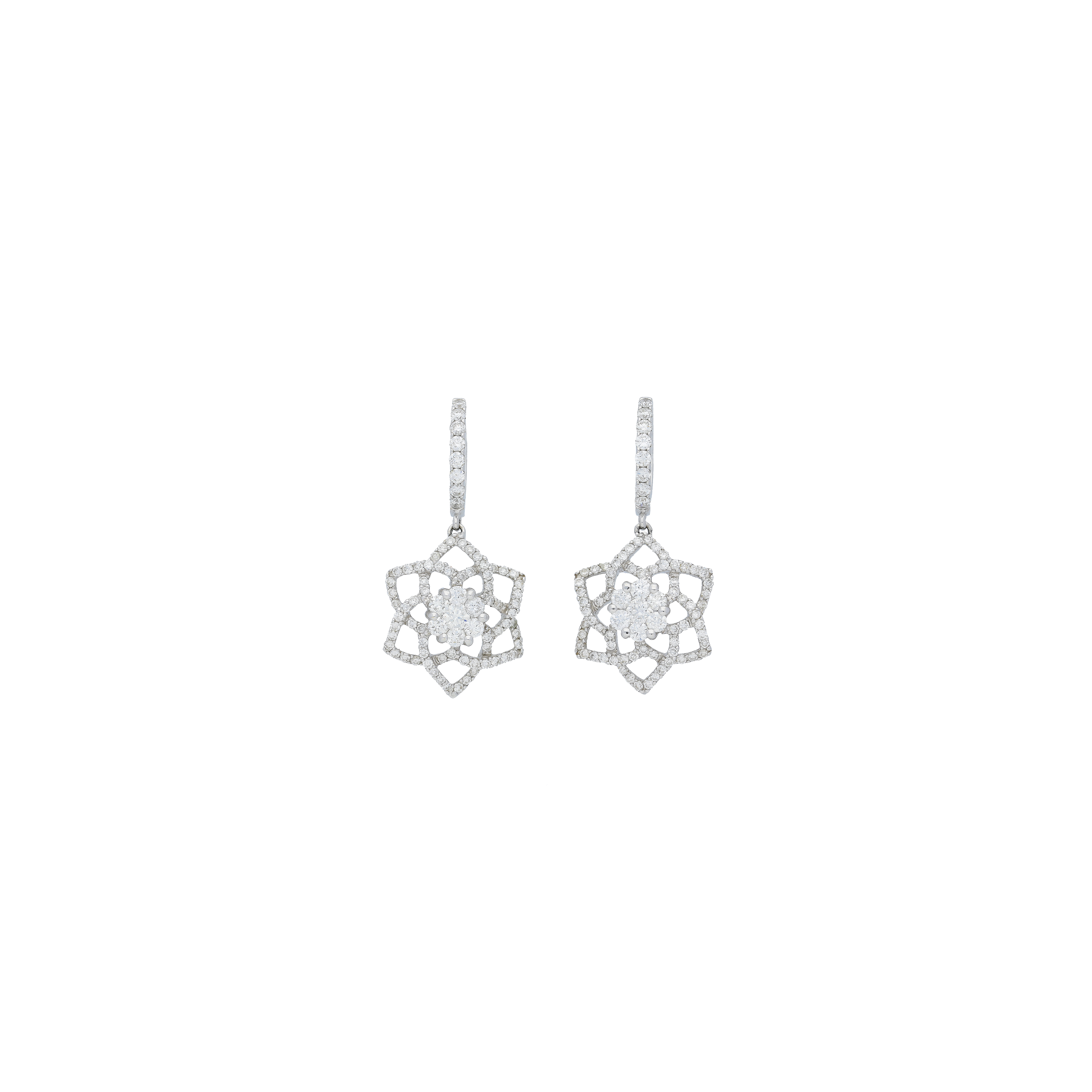 Bartorelli Italian Jewels | ORECCHINI FIOCCO DI NEVE CON DIAMANTI - VE21884DW (1)