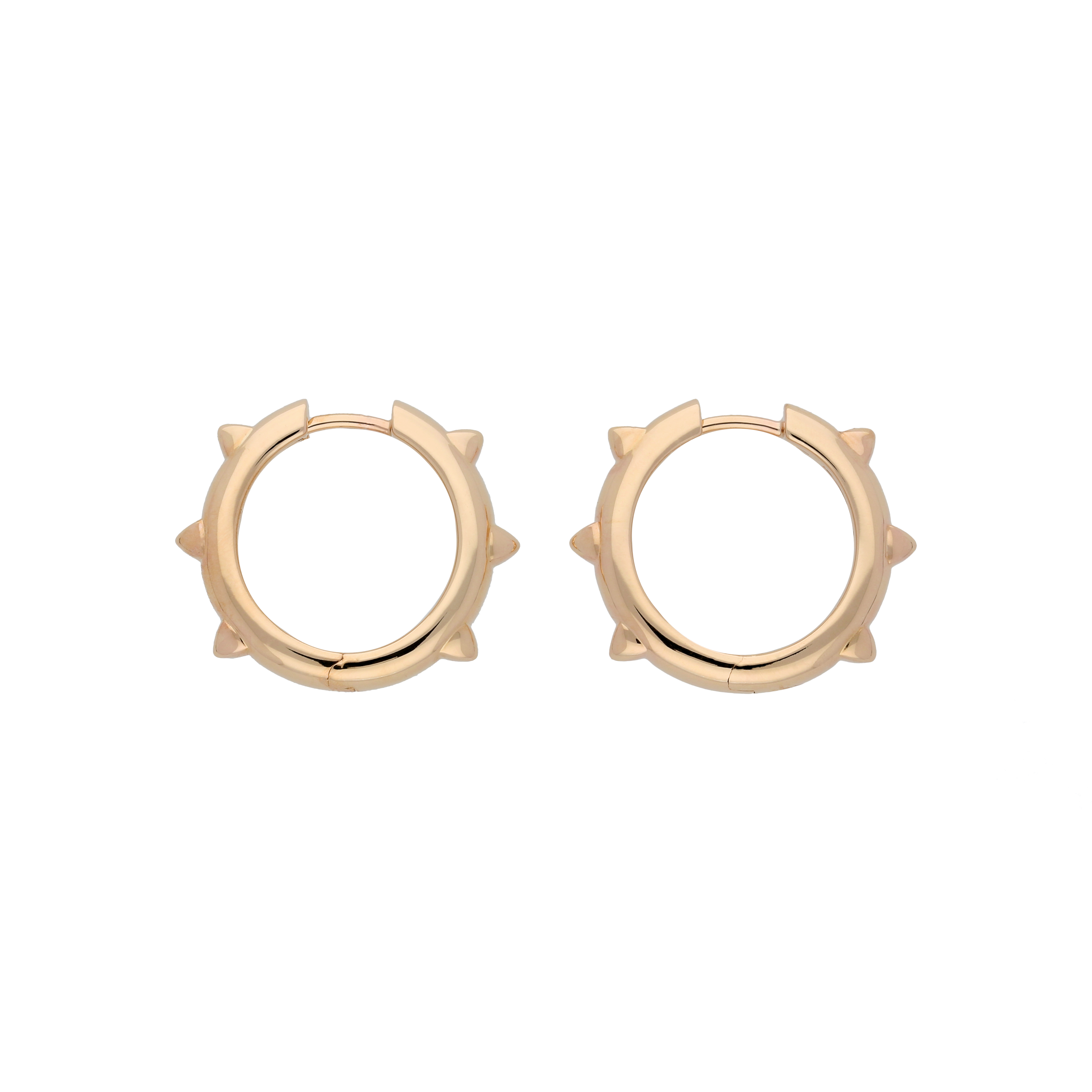 Bartorelli Italian Jewels | ORECCHINI PIRAMIDI IN ORO ROSA MODELLO GRANDE - VE27812P (3)