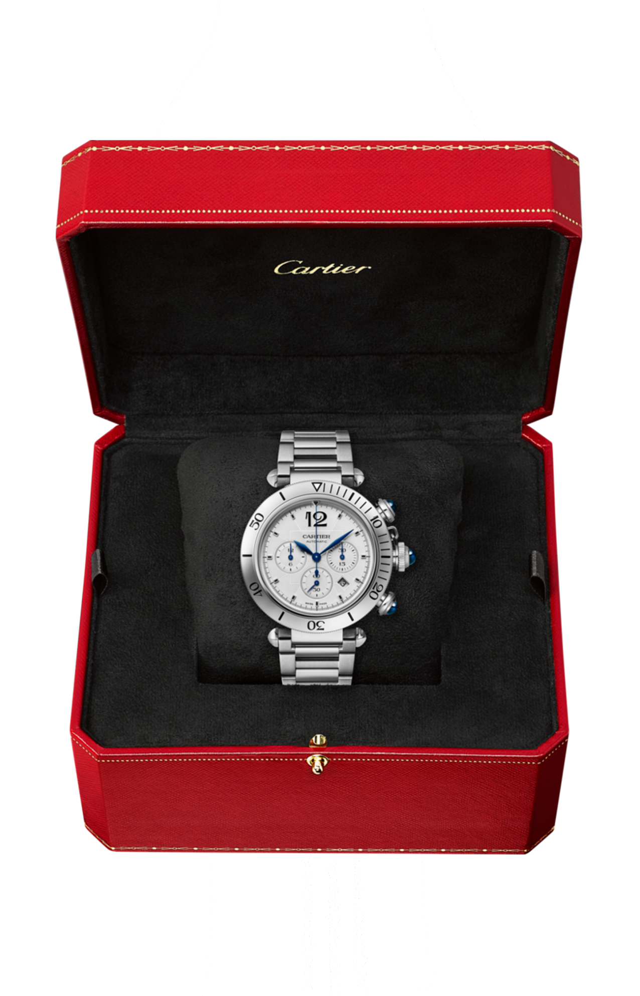 Cartier | PASHA DE CARTIER, 41 MM, ACCIAIO, AUTOMATICO - WSPA0018 (3)