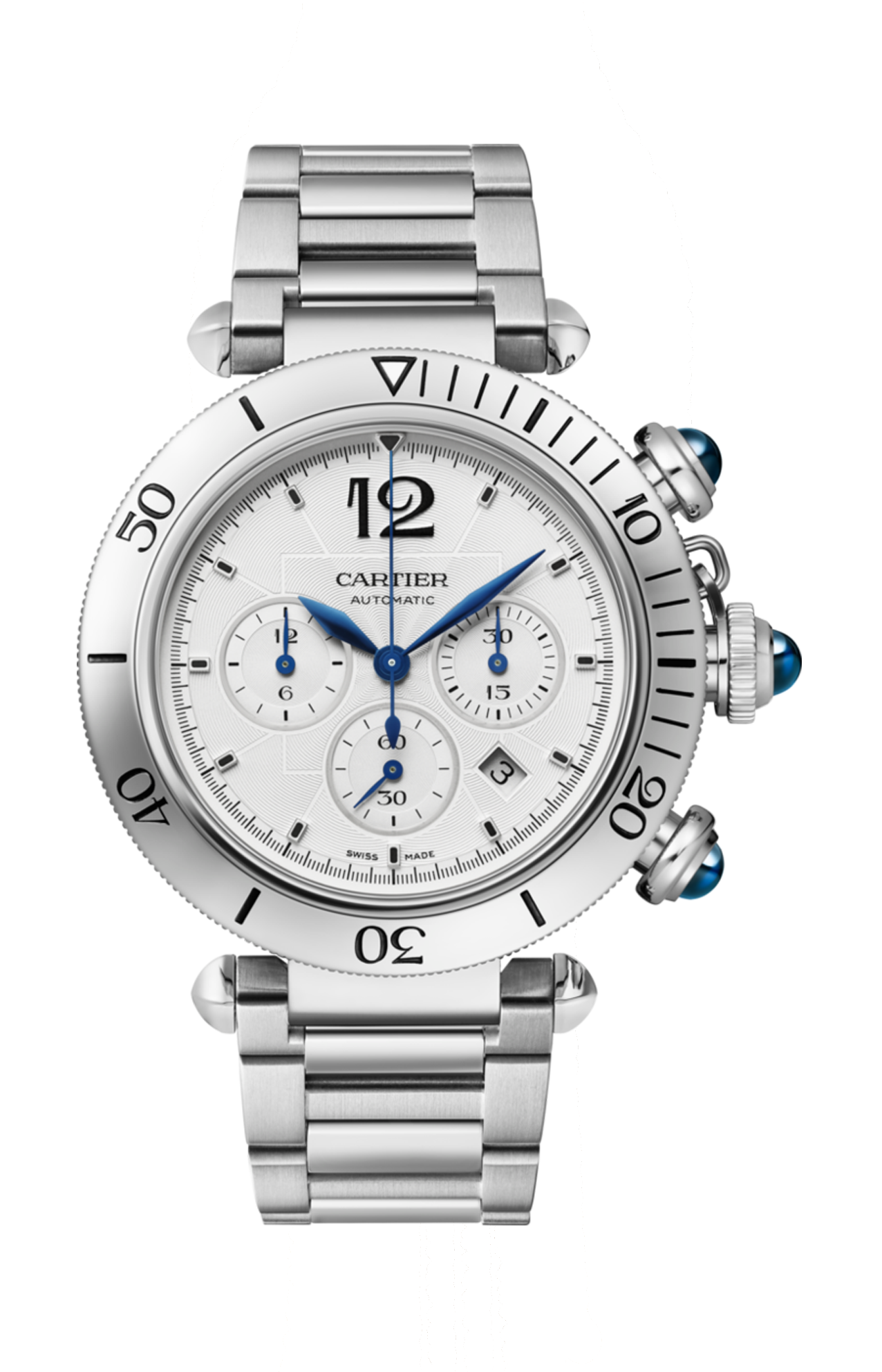 Cartier | PASHA DE CARTIER, 41 MM, ACCIAIO, AUTOMATICO - WSPA0018 (1)