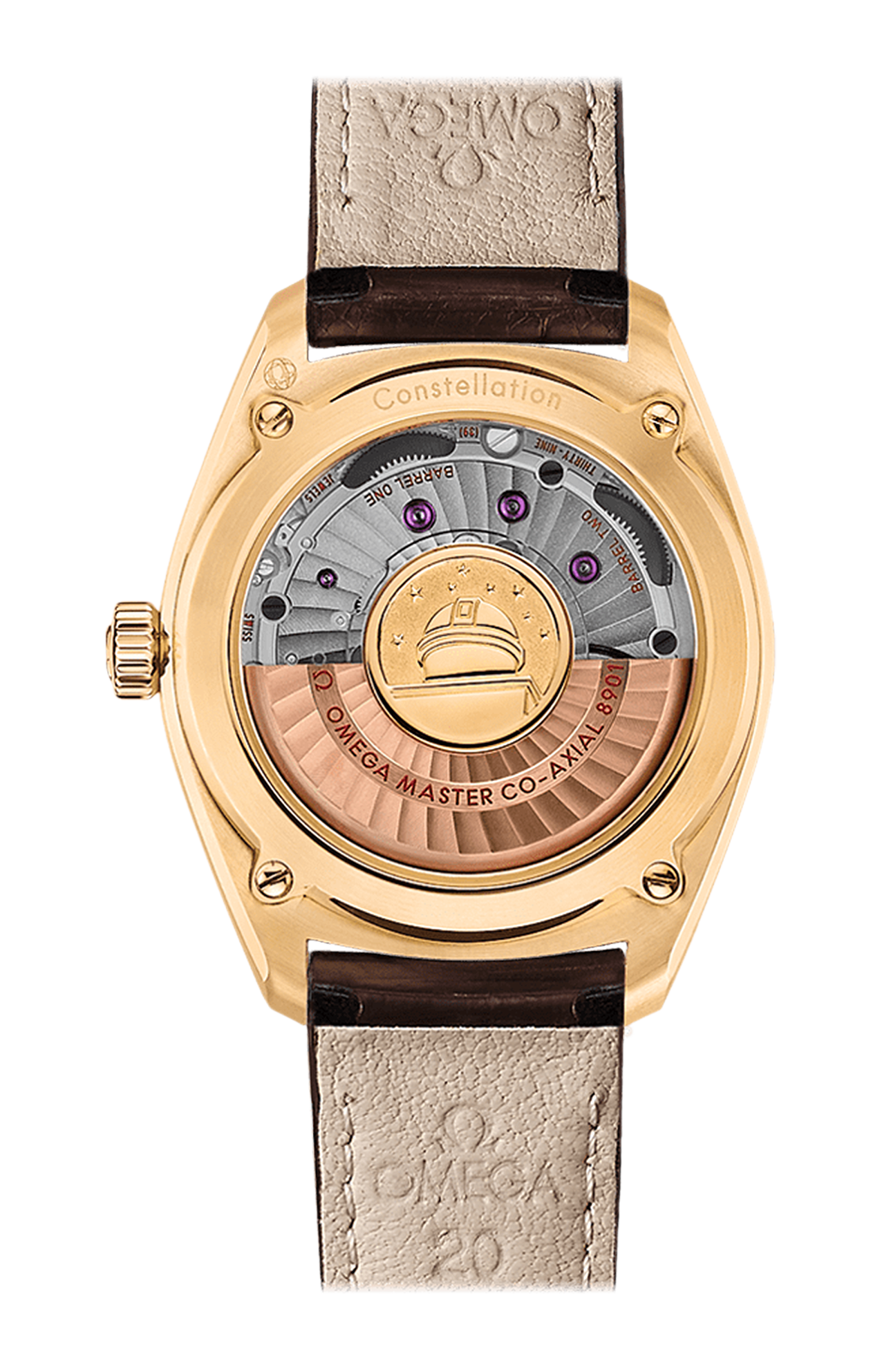 Omega | CONSTELLATION GLOBEMASTER 39 MM, ORO GIALLO SU PELLE - 130.53.39.21.02.002 (2)