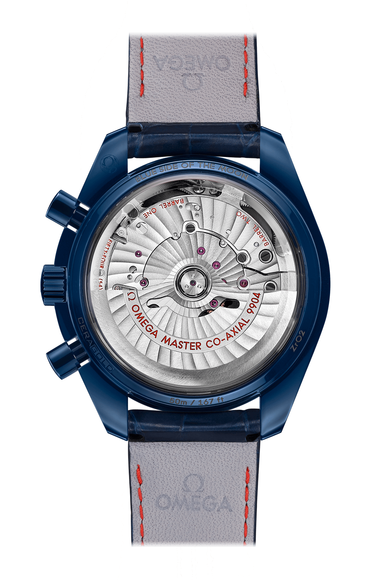 Omega | SPEEDMASTER FASI LUNARI 44,25 MM, CERAMICA SU PELLE - 304.93.44.52.03.002 (2)