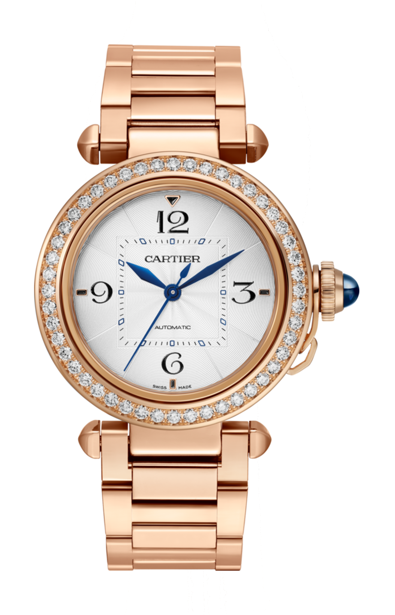 Cartier | PASHA DE CARTIER, 35 MM, ORO ROSA, DIAMANTI, AUTOMATICO - WJPA0013 (1)