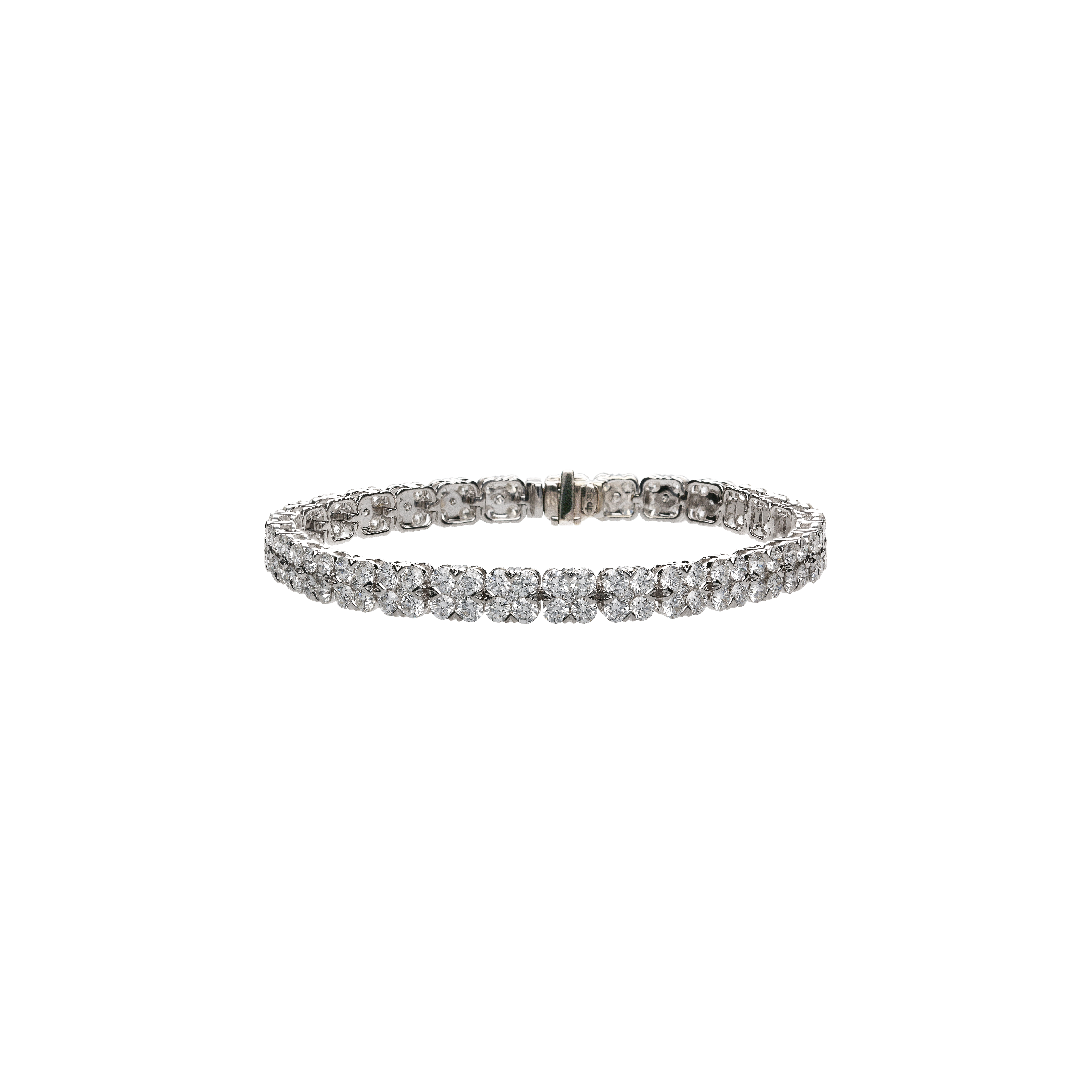 Bartorelli Italian Jewels | BRACCIALE TENNIS IN ORO BIANCO E DIAMANTI BIANCHI - 1PU0270182/31/1 (1)