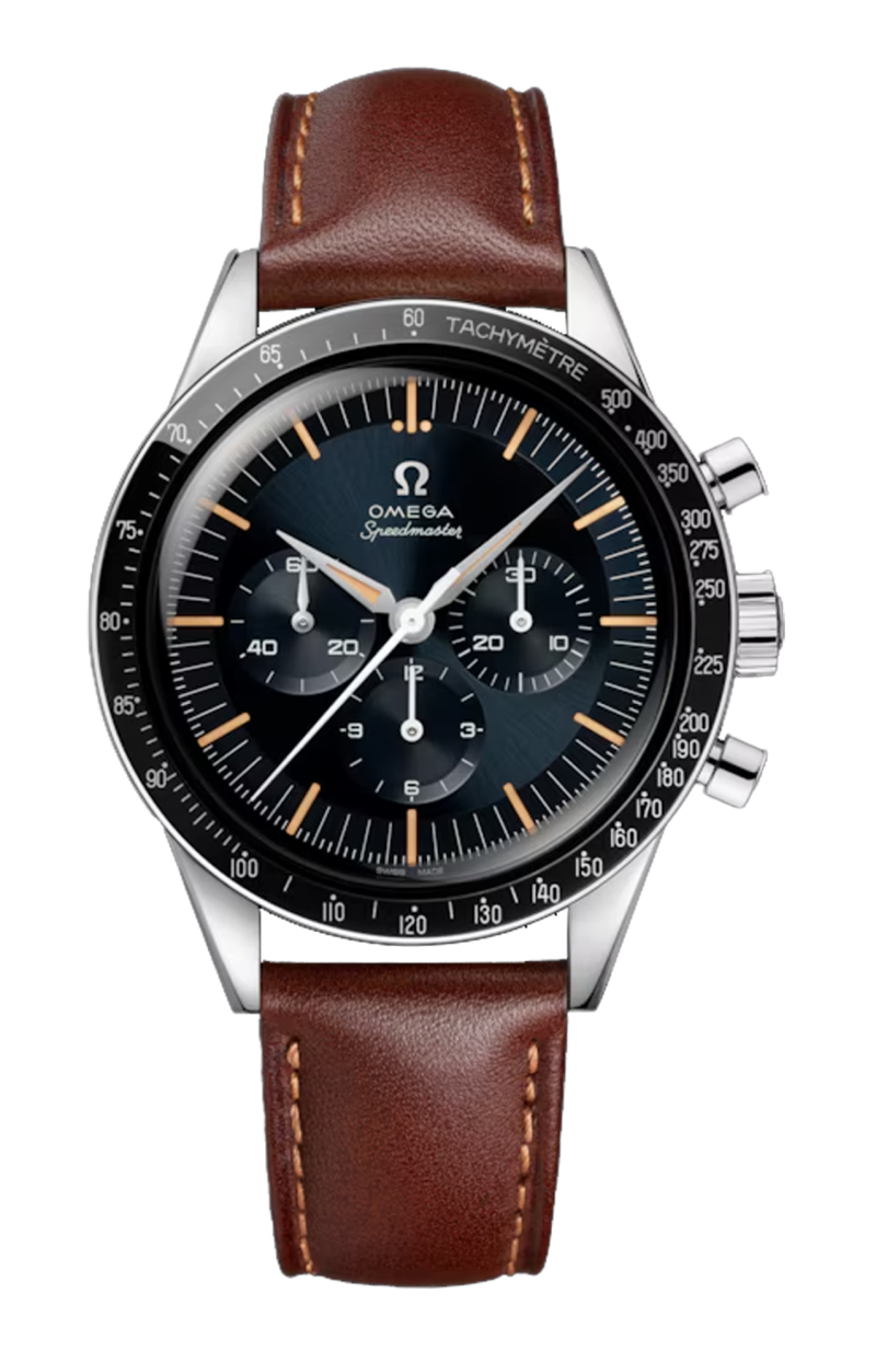 Omega | SPEEDMASTER FIRST OMEGA IN SPACE 39,7 MM, ACCIAIO SU PELLE - 310.32.40.50.06.002 (1)
